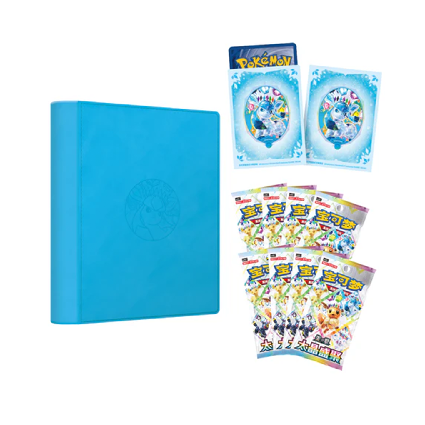 Pokémon: Terastal Grand Gathering Eevee & Friends Binder Gift Box (Glaceon)