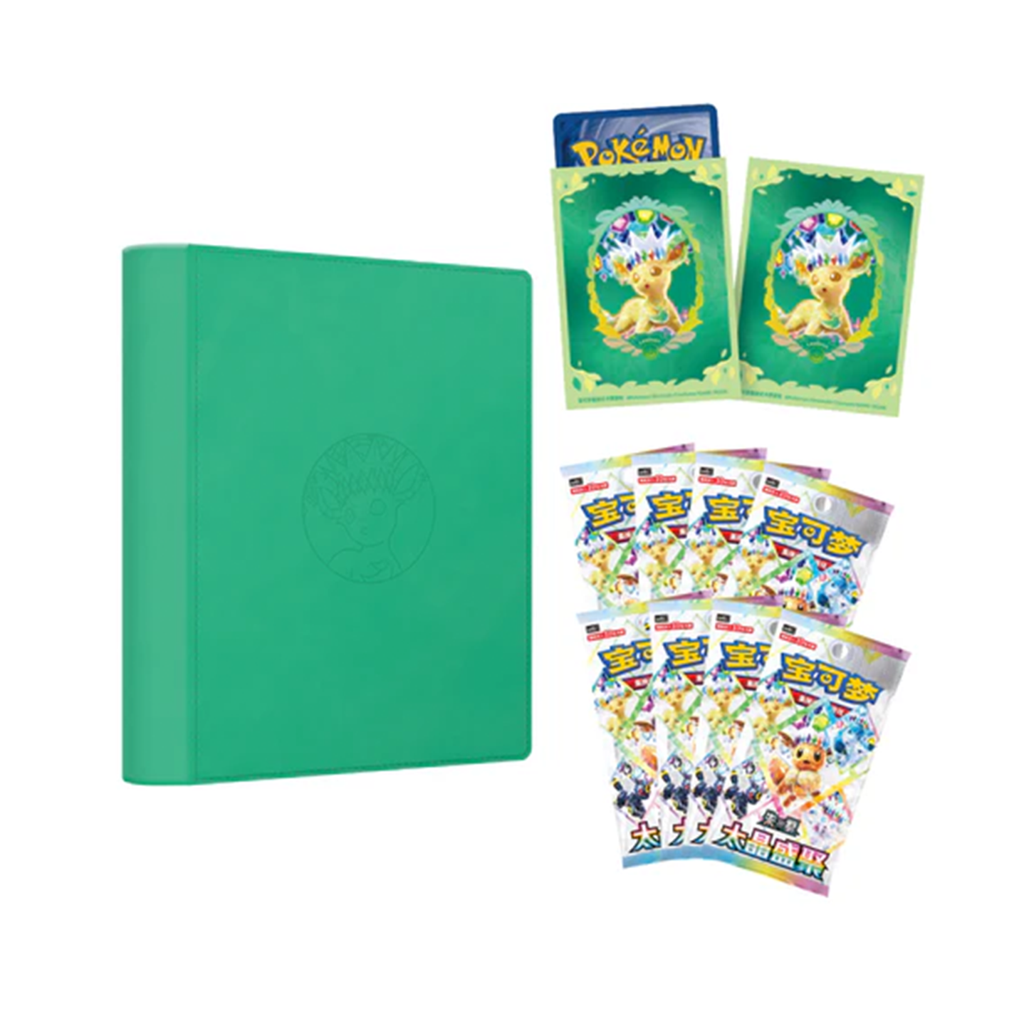 Pokémon: Terastal Grand Gathering Eevee & Friends Binder Gift Box (Leafeon)