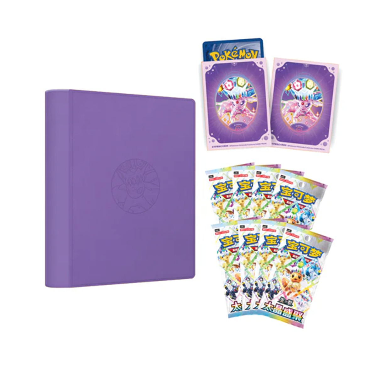 Pokémon: Terastal Grand Gathering Eevee & Friends Binder Gift Box (Espeon)